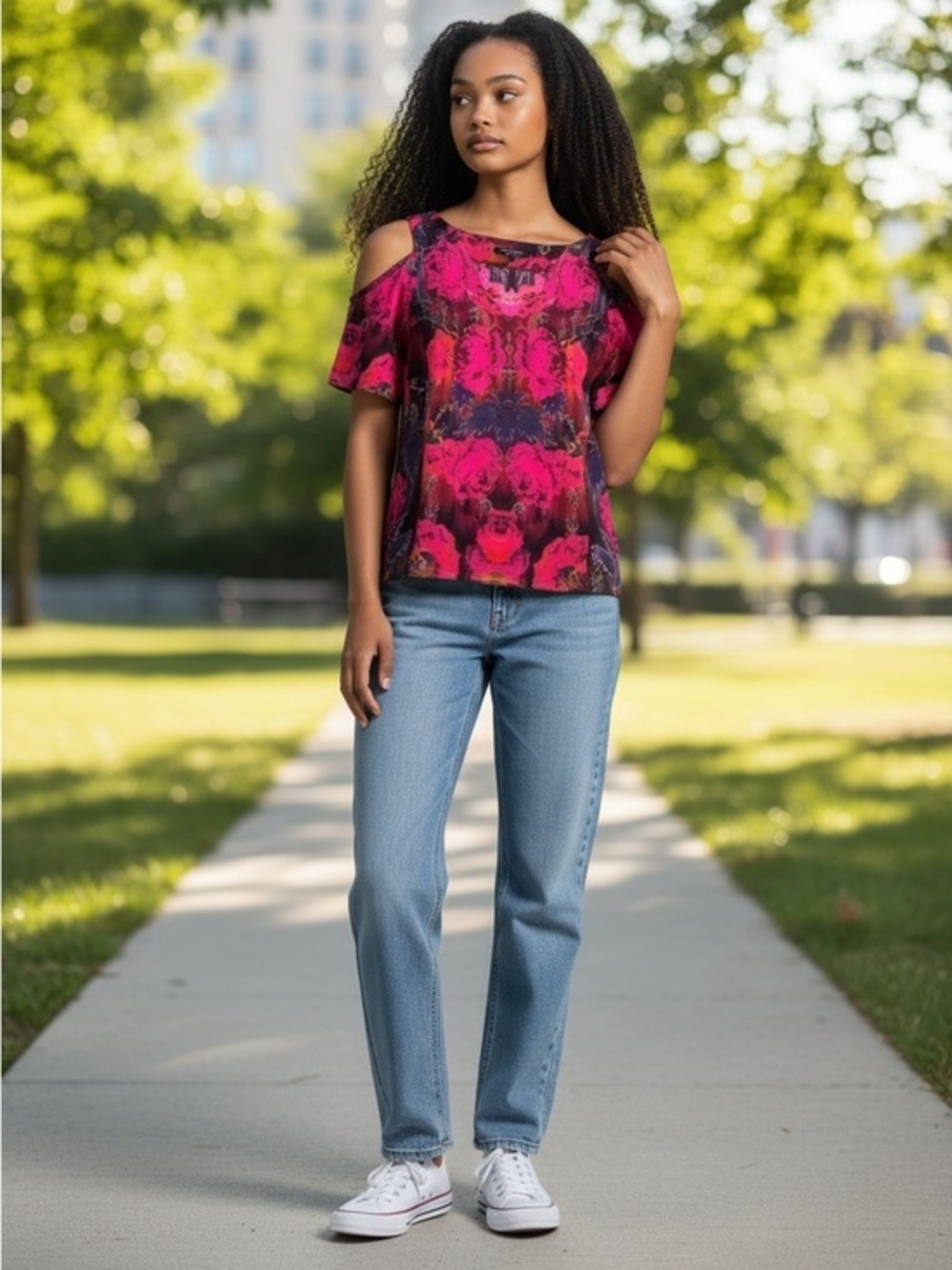 Nanette Lenore Cold Shoulder Blouse